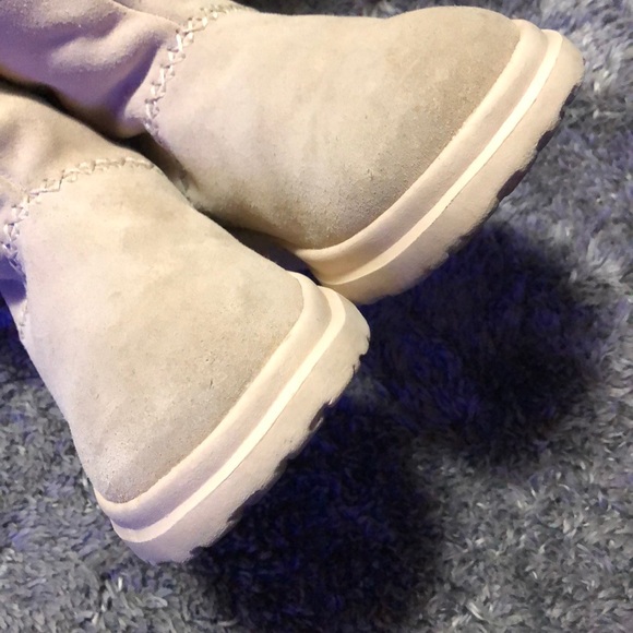 I HEART UGG KISSES GLITTER LEATHER SUEDE BOOTS - Picture 7 of 8